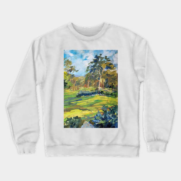 Bush garden Crewneck Sweatshirt by Terrimad